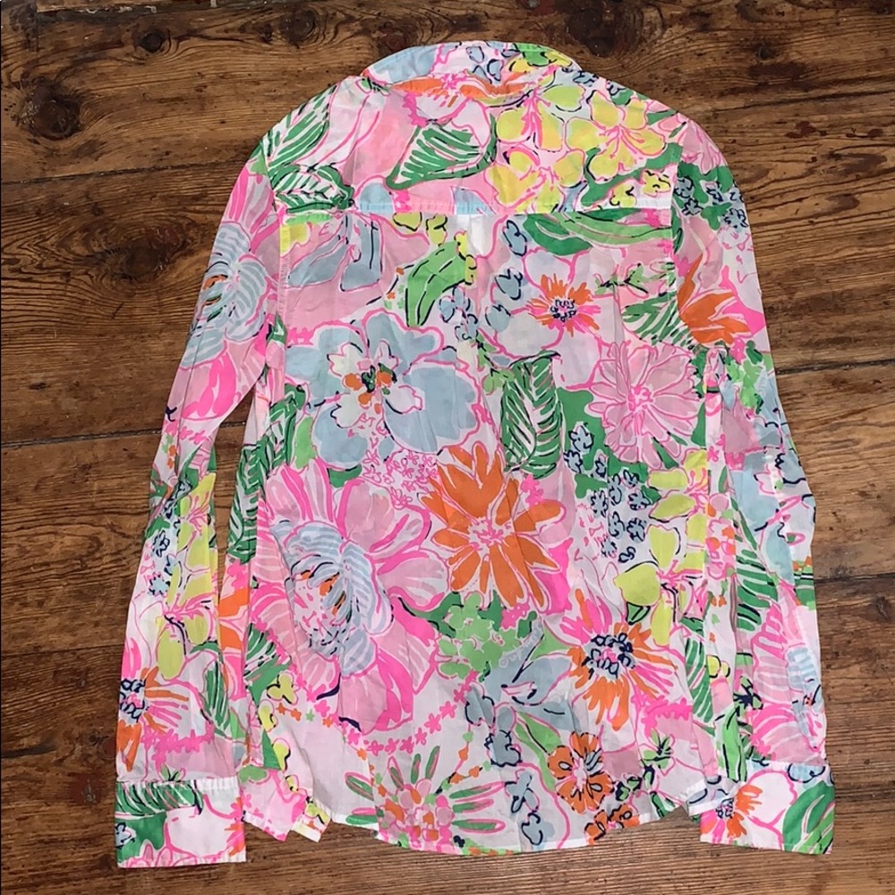 Lilly For Target Button Down Blouse - image 5